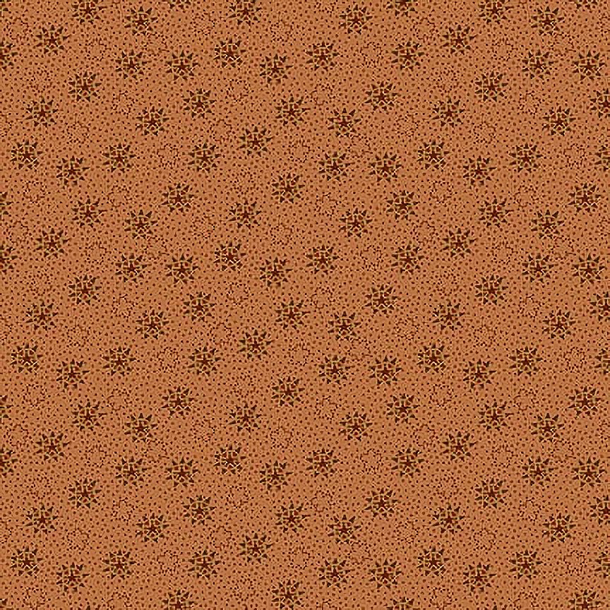 Oak & Maple Compass Star Gold – Remnant 27″ × 44″ - Henry Glass from Fort Worth Fabric Studio
