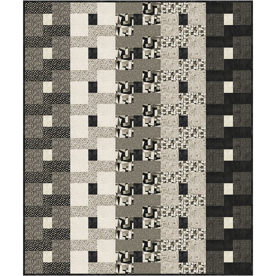 Offset & Opposite Quilt Pattern by Tourmaline & Thyme Quilts - Tourmaline & Thyme Quilts from Fort Worth Fabric Studio