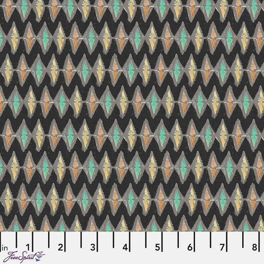 On Your Mark Zigzag Night - Free Spirit from Fort Worth Fabric Studio