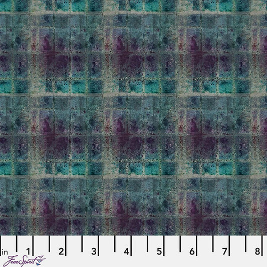 One Layer Away Jewel Plaid Galaxy - Free Spirit from Fort Worth Fabric Studio