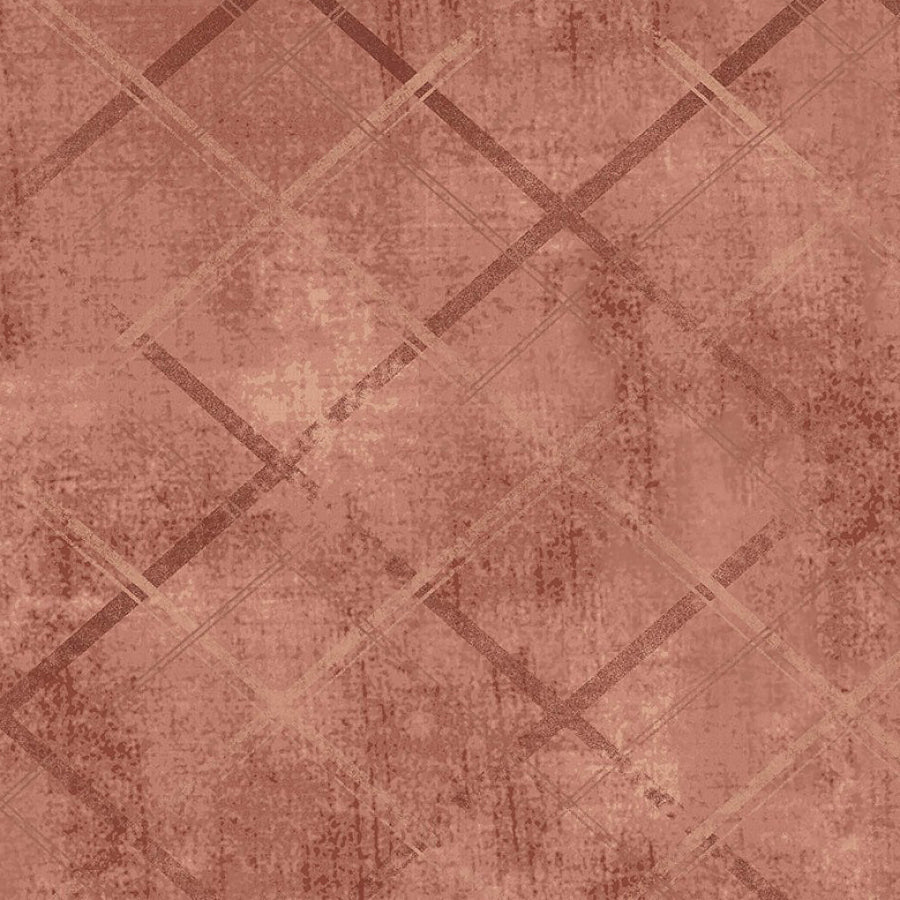 One Sister Basics Distressed Plaid Rose - Henry Glass from Fort Worth Fabric Studio