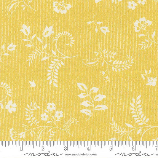 Parlor Boho Flowers Maize - Moda from Fort Worth Fabric Studio