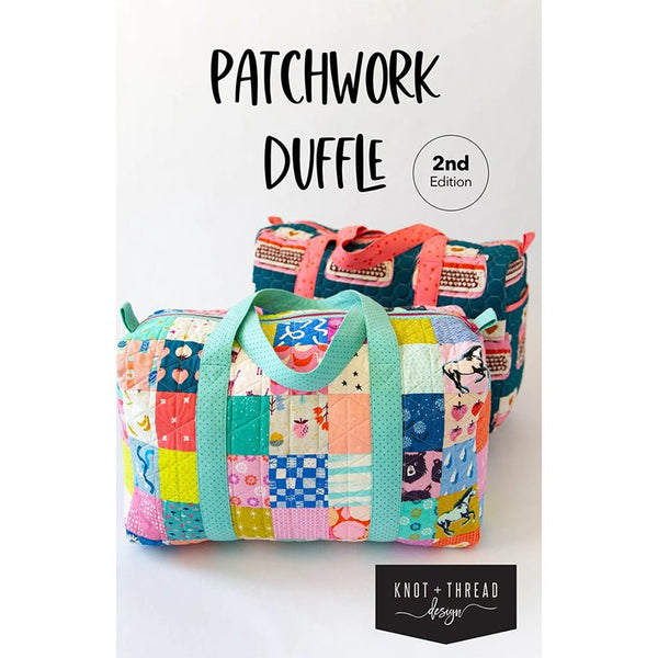 Patchwork Duffle Pattern by Knot + Thread Design - Knot + Thread Design from Fort Worth Fabric Studio