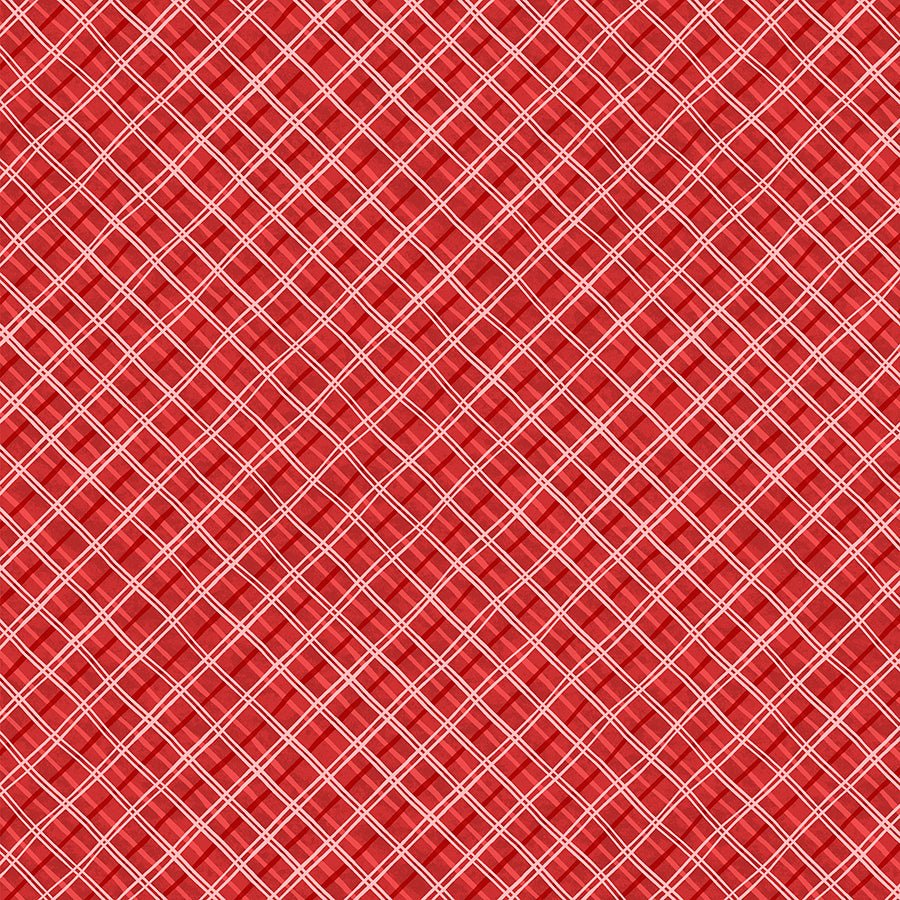 Paws at Play Plaid Red - Wilmington Prints from Fort Worth Fabric Studio