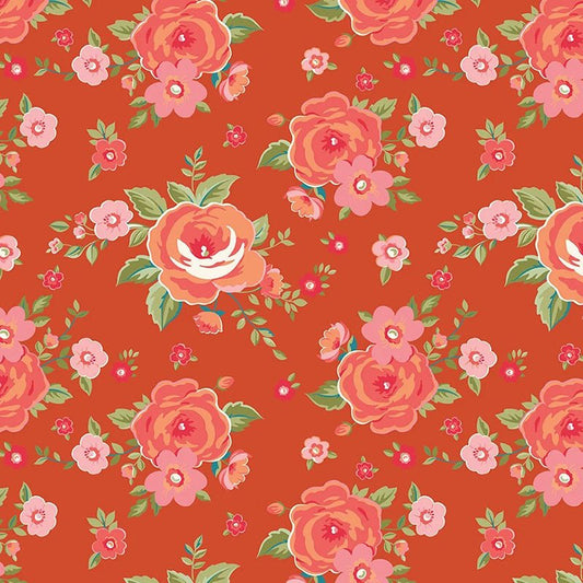 Peach Cobbler Heirloom Cinnamon - Riley Blake from Fort Worth Fabric Studio