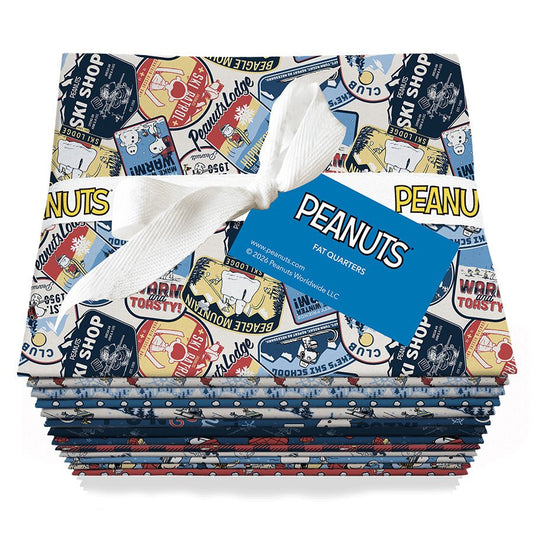 Peanuts - Frosty Friends Fat Quarter Bundle - Northcott from Fort Worth Fabric Studio