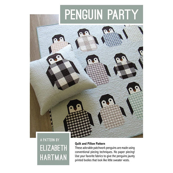 Penguin Party Quilt Pattern by Elizabeth Hartman - Elizabeth Hartman from Fort Worth Fabric Studio