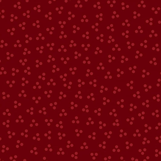 Pennyberry Farm Ditsy Dots Red - Henry Glass from Fort Worth Fabric Studio