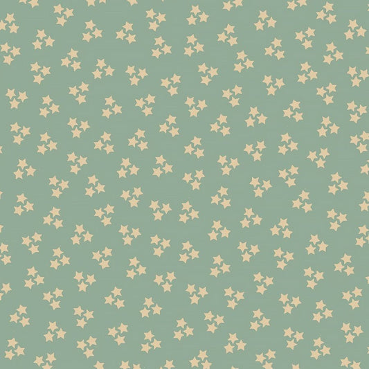 Pennyberry Farm Star Sprinkles Light Aqua - Henry Glass from Fort Worth Fabric Studio