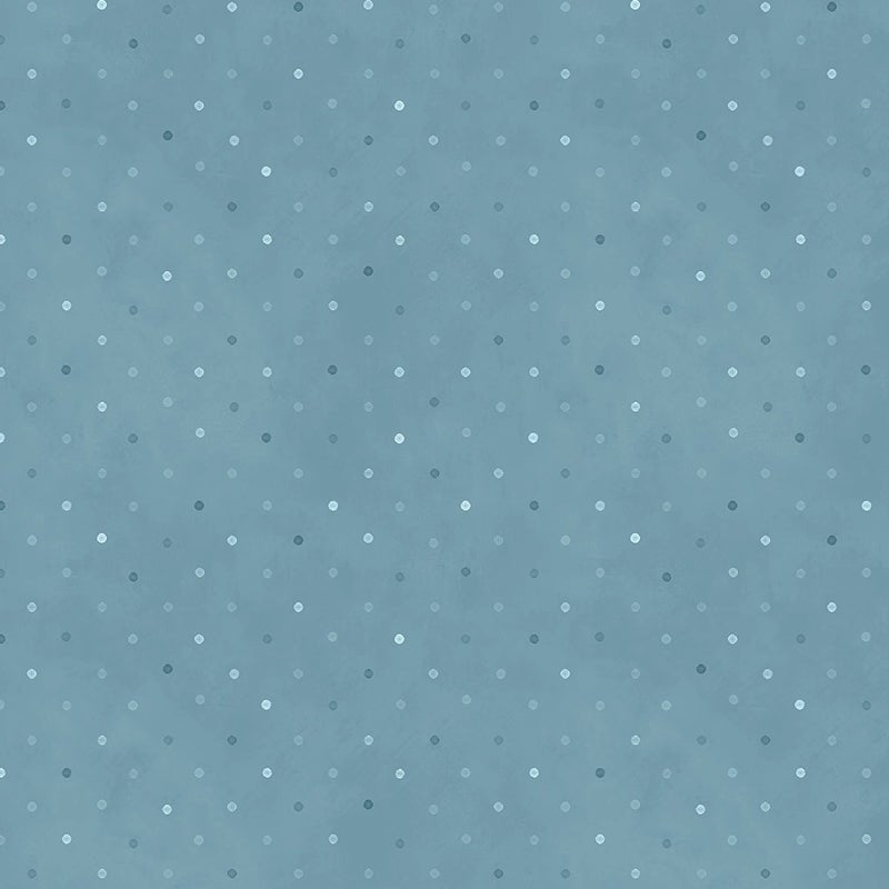 Peppercorn Stone Blue - White Owl Textiles from Fort Worth Fabric Studio