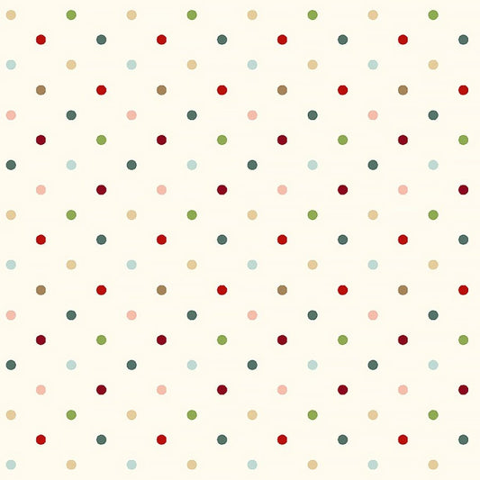 Peppermint & Pine Dots Multi - Marcus Fabrics from Fort Worth Fabric Studio
