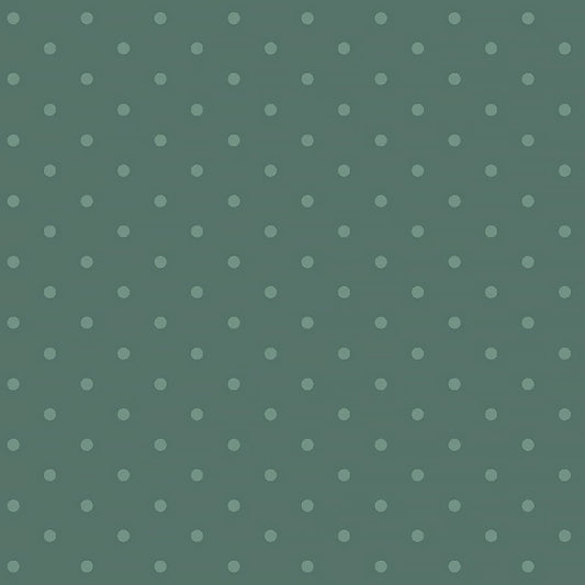 Peppermint & Pine Dots Teal - Marcus Fabrics from Fort Worth Fabric Studio