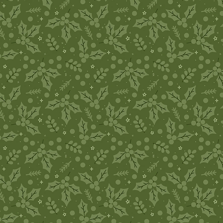 Peppermint & Pine Holly Pine - Marcus Fabrics from Fort Worth Fabric Studio