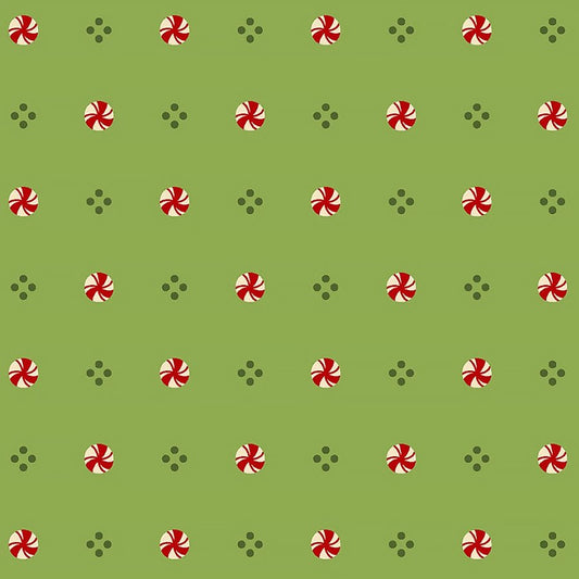 Peppermint & Pine Peppermint Green - Marcus Fabrics from Fort Worth Fabric Studio