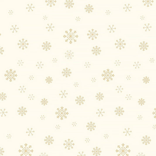 Peppermint & Pine Snowflake Cream - Marcus Fabrics from Fort Worth Fabric Studio