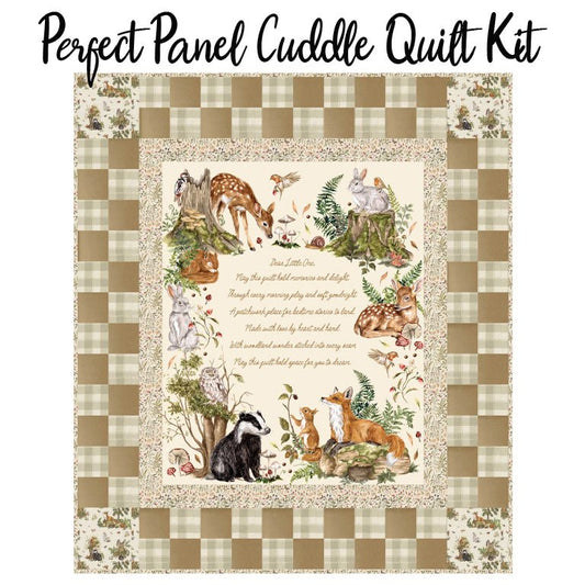Perfect Panel Quilt Kit with Fable & Fern Quilt Cuddle from Moda - Moda from Fort Worth Fabric Studio