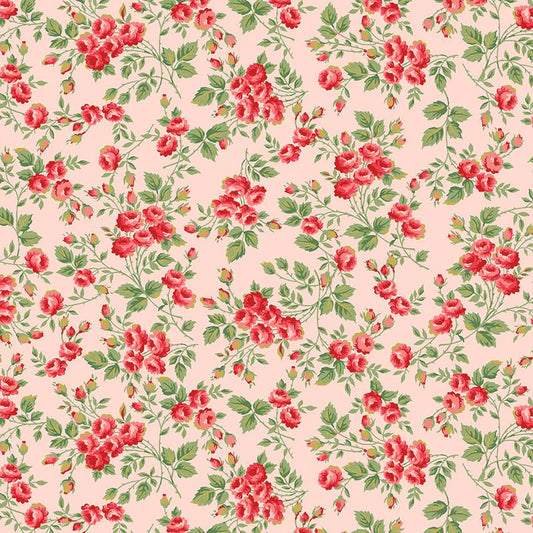 Petal Post Petite Roses Blush - Windham from Fort Worth Fabric Studio