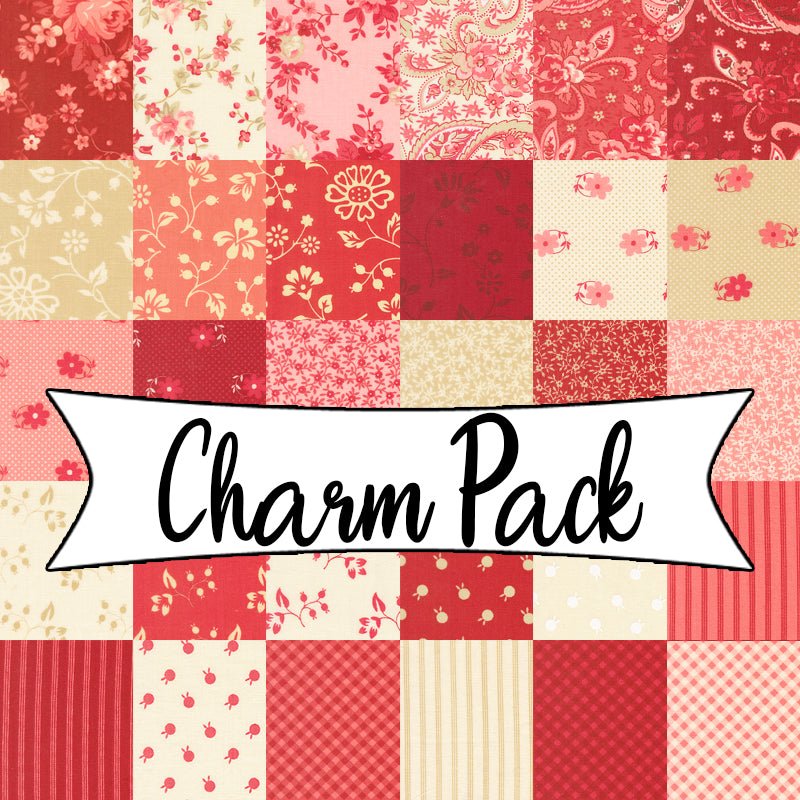 Petals & Polka Dots Charm Pack - Moda from Fort Worth Fabric Studio