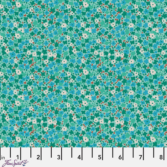 Petite Prints Ditsy Mint - Free Spirit from Fort Worth Fabric Studio