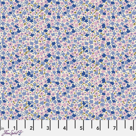 Petite Prints Ditsy Periwinkle - Free Spirit from Fort Worth Fabric Studio