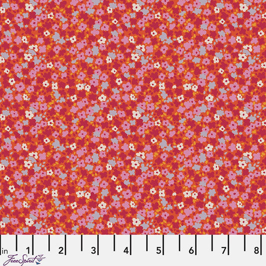 Petite Prints Ditsy Watermelon - Free Spirit from Fort Worth Fabric Studio