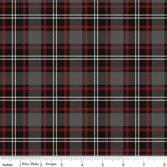 Pine Grove Plaid Black - Riley Blake from Fort Worth Fabric Studio