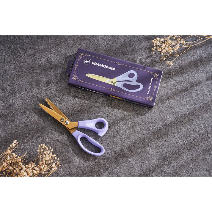 9" Pinking Shears Arctic Blue by MetalGoose