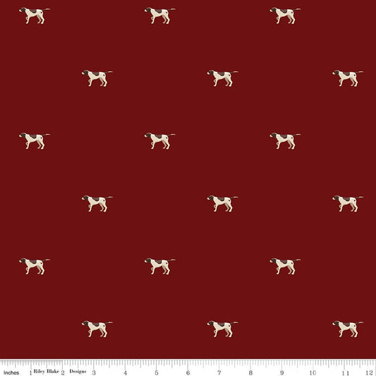 Plaid - Venture Club Pointers Mahogany - Riley Blake from Fort Worth Fabric Studio