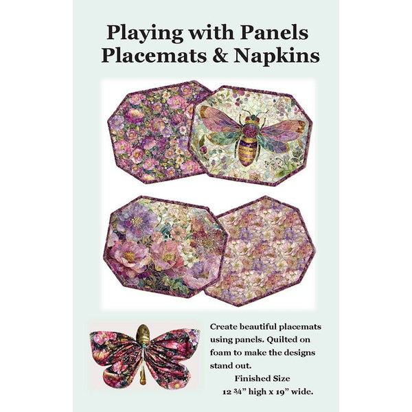 Playing with Panels Placemats & Napkins Pattern by J. Minnis Designs - J. Minnis Designs from Fort Worth Fabric Studio