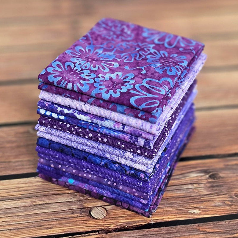 Plum Crazy Purple Fat Quarter Bundle FWFS Exclusive - Fort Worth Fabric Studio from Fort Worth Fabric Studio