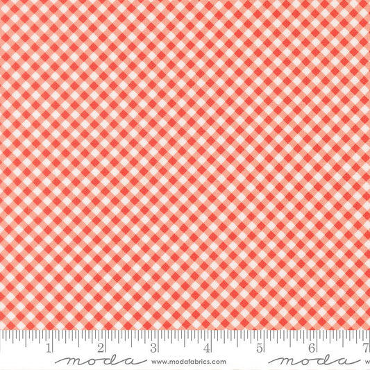 Poinsettia & Pear Checks & Plaids Geranium - Moda from Fort Worth Fabric Studio