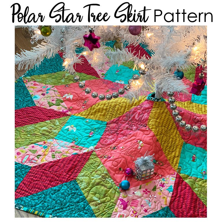 Polar Star Tree Skirt Quilt Pattern PDF Download Pattern PDF by Fort Worth Fabric Studio