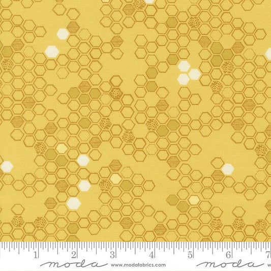 Pollinators Honeycomb Honey - Moda from Fort Worth Fabric Studio