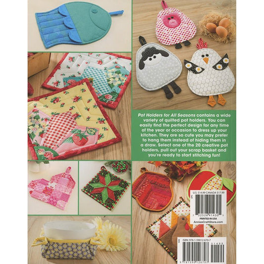 Pot Holders for All Seasons Quilt Pattern Book - Annie's Quilting from Fort Worth Fabric Studio