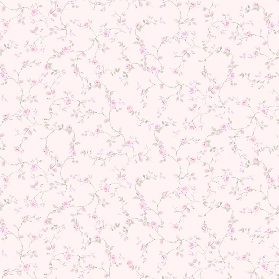 Pretty in Pink Rose Vines Lemonade – Remnant 27″ × 44″