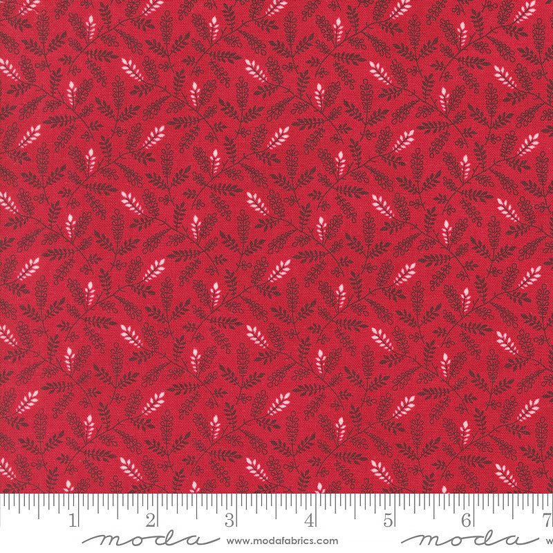 Pumpkin Spice Gatherings Leaf Vines Apple – Remnant 31″ × 44″ - Moda from Fort Worth Fabric Studio
