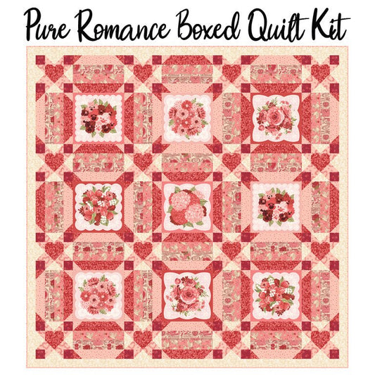 Pure Romance Boxed Quilt Kit with Je T'aime from Moda - Moda from Fort Worth Fabric Studio