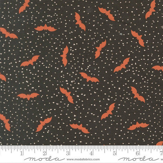 Purrs & Boos Bats Black Cat - Moda from Fort Worth Fabric Studio