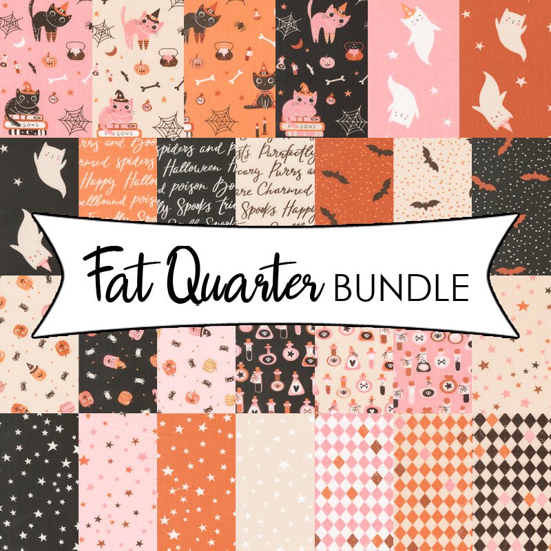 Purrs & Boos Fat Quarter Bundle - Moda from Fort Worth Fabric Studio