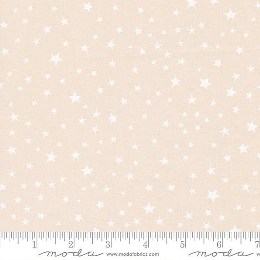 Purrs & Boos Stars Moonbeam White - Moda from Fort Worth Fabric Studio