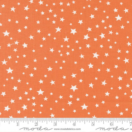 Purrs & Boos Stars Pumpkin – Remnant 42″ × 44″ - Moda from Fort Worth Fabric Studio
