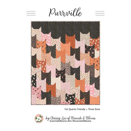 Purrville Quilt Pattern by Branch & Blume - Branch & Blume from Fort Worth Fabric Studio