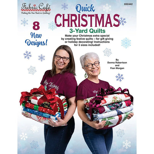Quick Christmas 3 - Yard Quilts Quilt Book from Fabric Cafe - Fabric Cafe from Fort Worth Fabric Studio