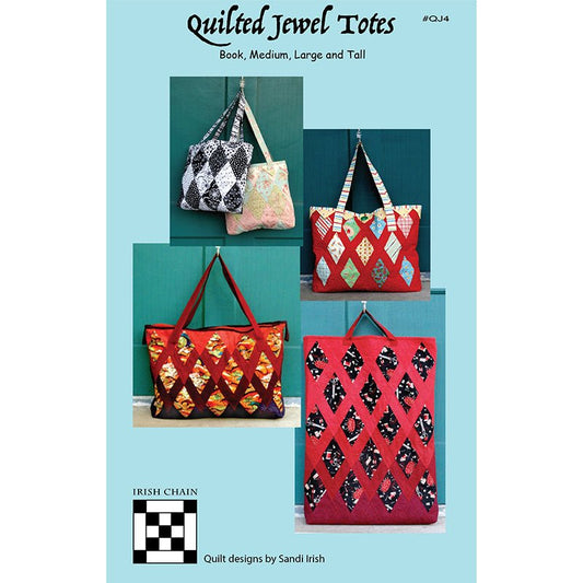 Quilted Jewel Totes Pattern by Irish Chain - Irish Chain from Fort Worth Fabric Studio