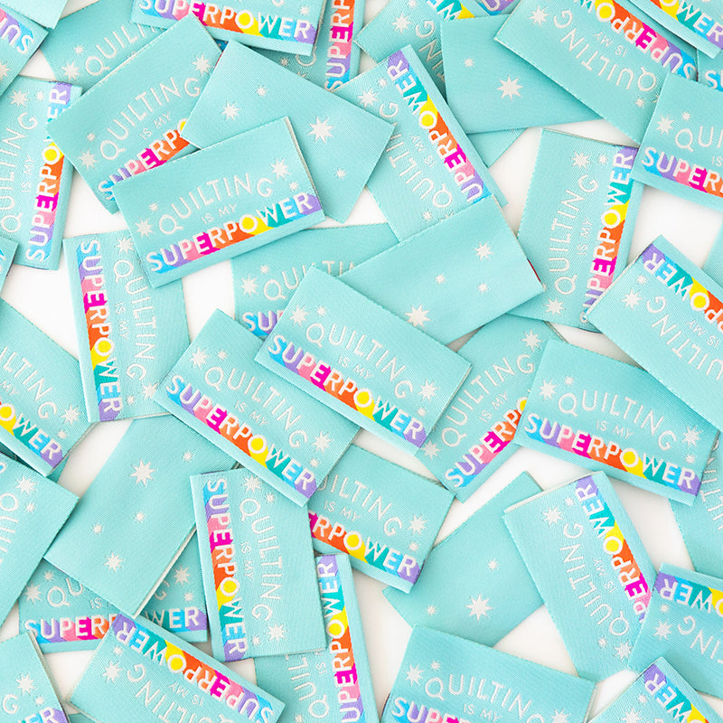 Quilting Is My Superpower Sew In Labels by Sarah Hearts