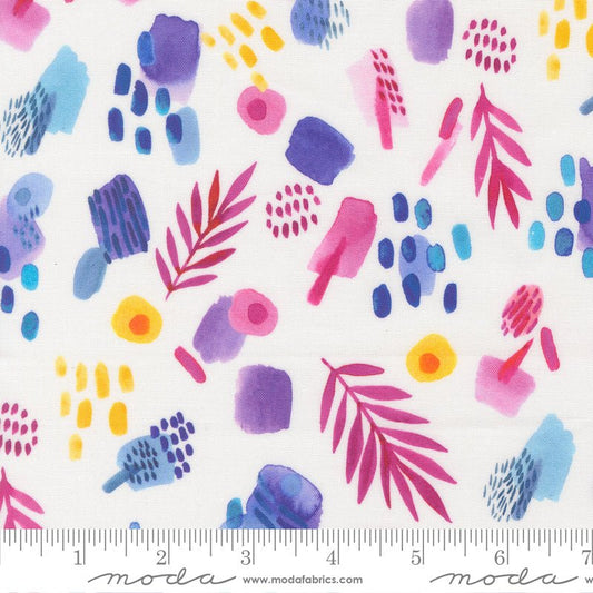 Radiant Reeds & Dots Rainbow - Moda from Fort Worth Fabric Studio