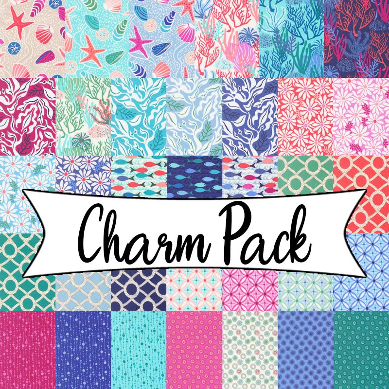 Reef Charm Pack - Moda from Fort Worth Fabric Studio