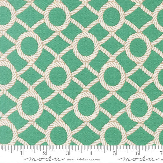 Reef Rope Net Seaweed - Moda from Fort Worth Fabric Studio