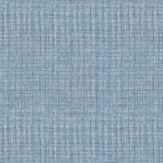 Return of the Blue Bird of Happiness Window Pane Plaid Blue - Henry Glass from Fort Worth Fabric Studio
