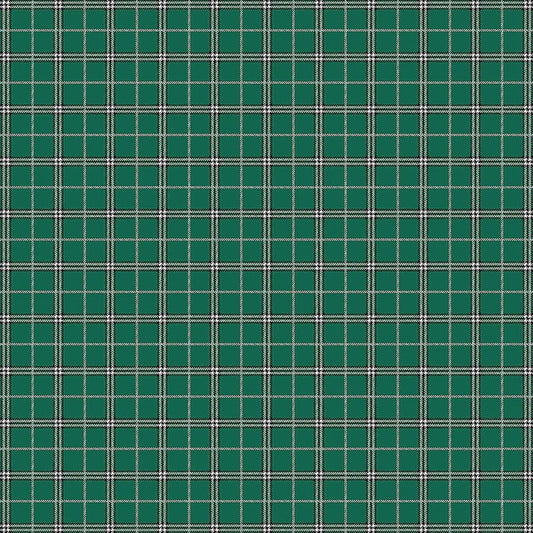 Rudolph The Red - Nosed Reindeer Plaid Spruce - Northcott from Fort Worth Fabric Studio
